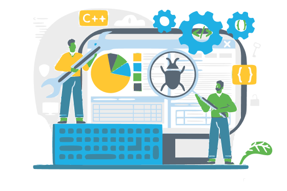 The image is a diagram that includes the programming language C++. It features a creative design style, possibly resembling LEGO blocks. The tags indicate it contains text and may have a cartoon or illustrative quality, suggesting it could be educational or informative in nature.