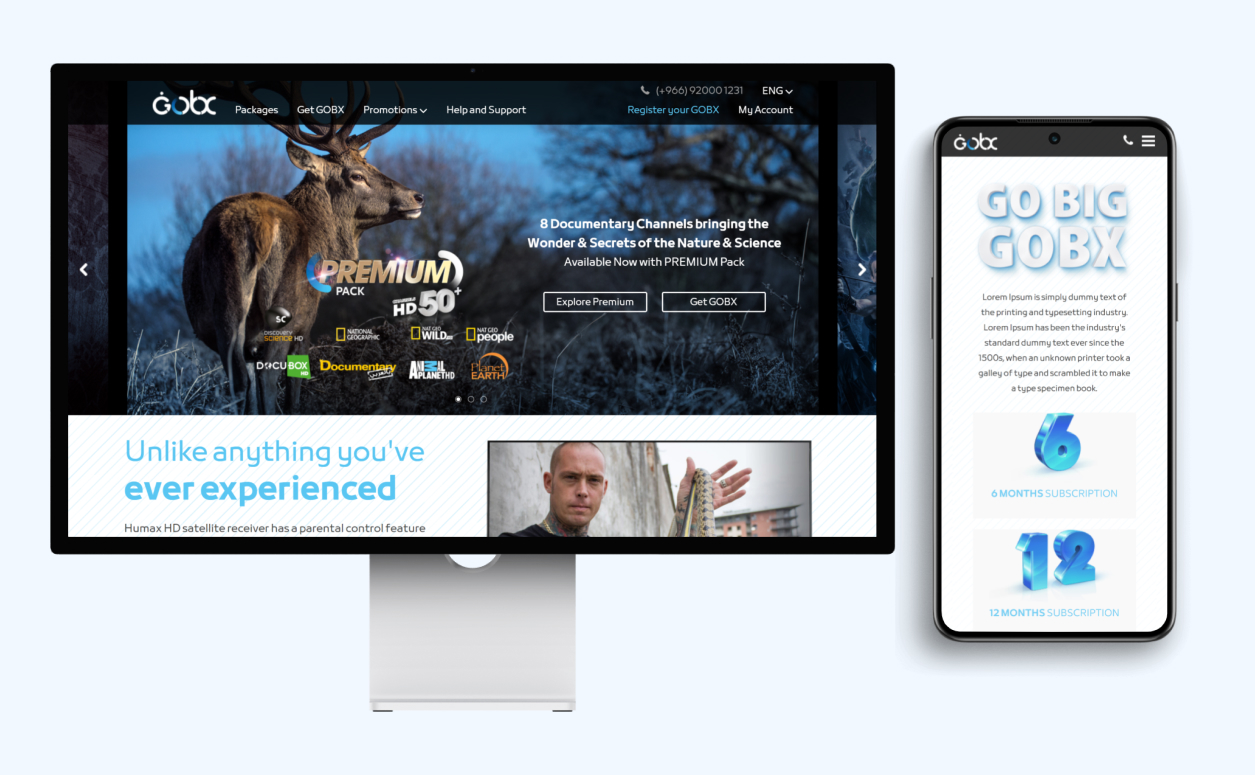 MBC GOBX Website and WebApp